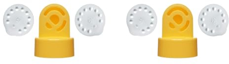 Medela Válvulas de repuesto para extractor de leche y membranas - Piezas de repuesto para sacaleches Medela Swing, Mini Electric y Harmony (Paquete de 2)
