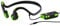 DESAV Wired Bone Conduction Headphones (3.5Mm), Open Ear Sports Headphone, with IP8 Waterproof Sweatproof And Noise Reduction Microphone, for Running, Fitness,Green
