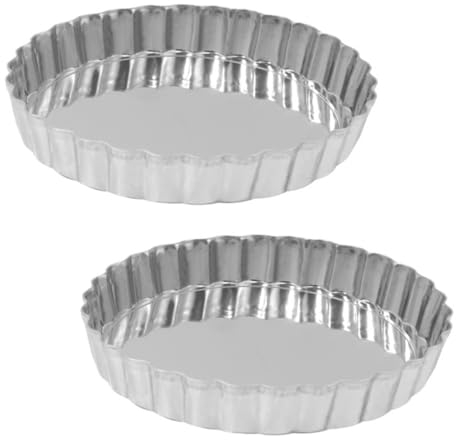 ABOOFAN 2pcs Non-Stick Cake Baking Trays Tray Bake Tins for Baking Egg Tart Molds