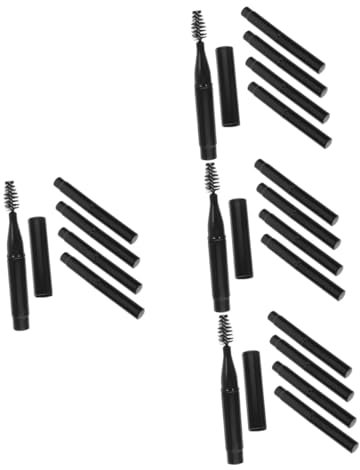 FOMIYES 24stücke Teiliges Augenbrauen Und Wimpernbürsten Tragbare Mini-make-up-pinsel Mit Spiralbürsten Für Präzise Anwendung Und Styling Für Reisen Und Unterwegs