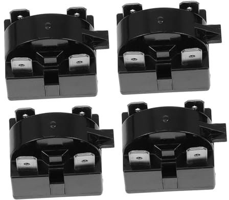 Anneome 4pezzi Per Avviamento Compressore Per Frigorifero e Congelatore Dispositivo Stabile e Facile Installare Per Mantenere Funzionamento Ottimale Del Refrigeratore