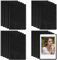 LEKEFETO 20 Stück Magnetische Fotorahmen Schwarz | Kühlschrankmagnete für 5,5x8,4 cm Fotos | Wiederverwendbare Fototaschen aus PP-Material – Kompatibel mit Instax Mini, Karten & Notizen