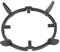 Wok Support Ring Cast Iron Stove Trivet Non Slip Cooktop Rack Pan Support for Gas Hob, Gas Ring Stove Cooker, Plate Coffee Pot Stand, Cooktop Range Pan Holder Kitchen Supplies Accessories(Black)