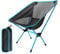 YIZITU Mesh Moon Saucer Camping Chair Folding Portable Chairs Cup Holder Carry Bag For Outdoor Hiking Fishing Chair