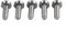 Essential Lot de 21 vis et clés pour couvercle de batterie inférieur de Xiaomi pour scooter M365 Pro