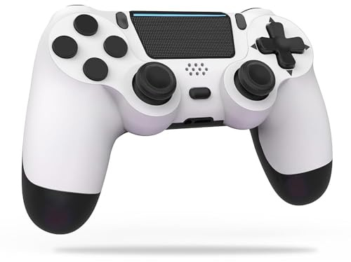 Trosvan Wireless Controller für P4, Gamepad Controller kompatibel mit P4/Pro/Slim, mit Dual Vibration/6-Achsen Gyro Sensor/Touchpanel