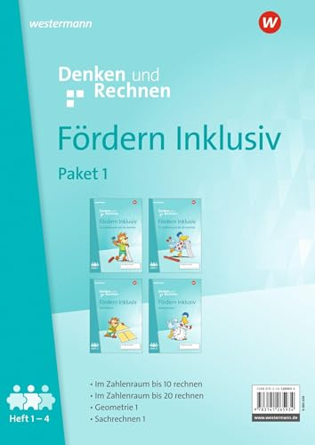 Fördern Inklusiv - Ausgabe 2024: Hefte 1-4 im Paket Denken und Rechnen