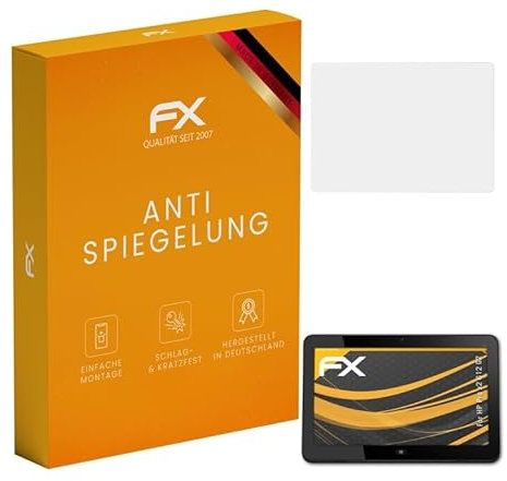 atFoliX Protecteur d'écran compatible avec HP Pro x2 612 G2 Film Protection d'écran, antiréfléchissant et absorbant les chocs FX Film Protecteur (2X)