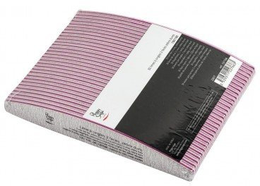 Peggy Sage – Set di 30 lime per unghie semi-luna, 100/100, Zebra dura.