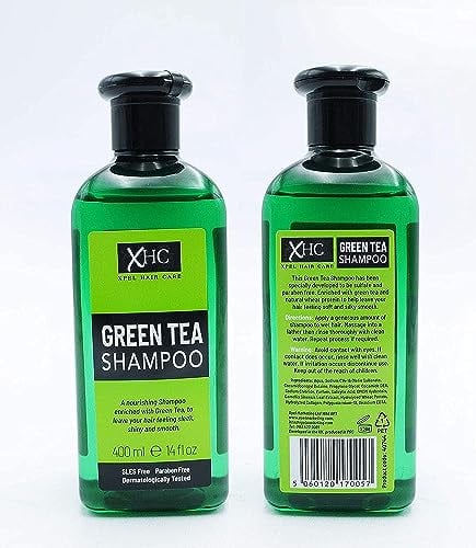 XHC Green Tea Shampoo, 0.38 kg, 400 milliliters
