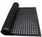 ybaymy Rubber Drainage Mat, 90 x 150cm Indoor Outdoor Entrance Mats, Non Slip Rubber Matting with Drainage Holes, Heavy Duty Outdoor Door Mat for Commercial Kitchen, Restaurant, Bathroom