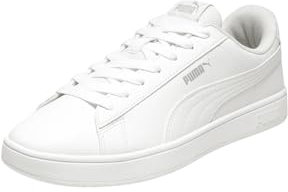 PUMA Unisex Rickie Classic Sneaker, Weiß, kühles Hellgrau, 42 EU