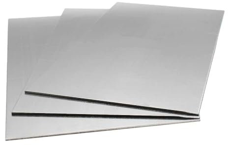 Aluminium Sheet Metal 1050 H14 Grade UK Made | 0.5mm - 3mm Thick Aluminum Sheet Metal Plate UK Made Panels (3mm Thick 500 x 1000mm Sheet)