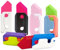 Shop-UP! Fidget Toys Anti-Stress-Messer – Wählen Sie Ihre Farbe (Weiß/Blau)