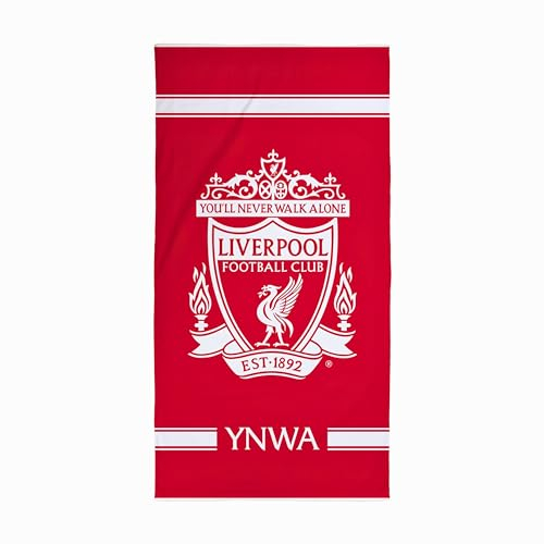 Character World Liverpool FC Offizielles Handtuch | Superweicher Griff, YNWA Football Club Design