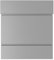 Briefkasten Manufaktur Briefkasten Kant mit Zeitungsfach - Design 2 (RAL 9007 graualuminium)