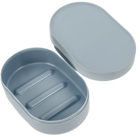 Ciieeo 1 Caja De Bandeja De Jabón para Viaje Soporte para Jabón Jabonera Contenedor De Jabón