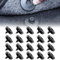 Autoteppich Fußmatten Halter,Automatten Halter,20 Stück Universal Auto Fussmatten Fixclips,Befestigung Am Autoteppich,Auto Fußmatten Clip,Bodenhalterung Automatten Universal,Fußmatten Befestigung Clip