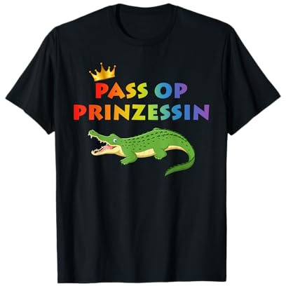Karneval Köln Krokodil Kostüm Prinzessin Rosenmontag Alaaf T-Shirt