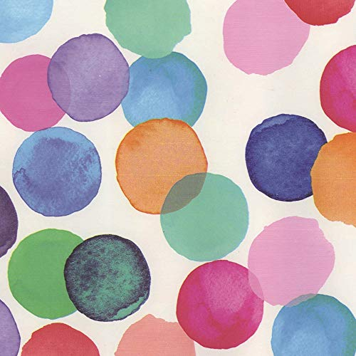 ecosoul Wachstuchtischdecke Julia Bunte Punkte Dots Wachstuch Wachstischdecke Geburtstag Breite:140cm Länge:140cm