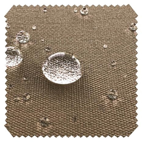 novely® ARAGON WATERPROOF UV+ - Premium Outdoor-Stoff - Lichtechter Möbelstoff - Polsterstoff in Baumwoll-Optik - Markisenstoff - Pflegeleichte Meterware 1lfm (28 Hellbraun)