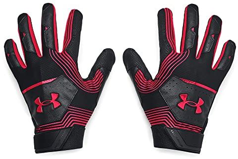 Under Armour Herren Clean Up 21 Handschuhe für kaltes Wetter, Schwarz (002) / Rot, Large