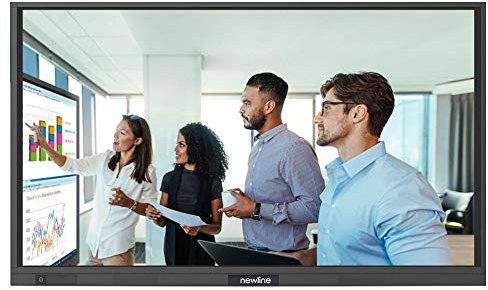 Newline Lyra Monitor Interactivo de 75 4K para Sala de Reuniones y Aulas de formación Incluye Soporte a Pared
