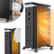 RELAX4LIFE 1500W Radiatore ad Olio Basso Consumo con Termostato e 3 Impostazioni di Calore,Funzione di Umidificazione, Portasciugamano, Contro Surriscaldamento, Per 20㎡