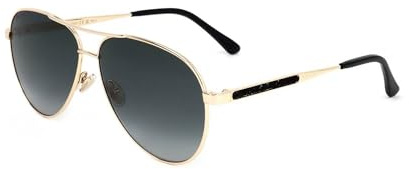 Jimmy Choo Jimena/s 2M2/9O BLACK GOLD Sunglasses Women Steel, Standard, 60