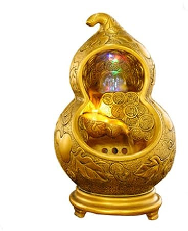 BebeXi Fontana Grande da Giardino Esterno fontanella Zen Piccola Fontana da Tavolo Fontana da Tavolo Relax Cascata Funzione Meditazione Decorazione Interna