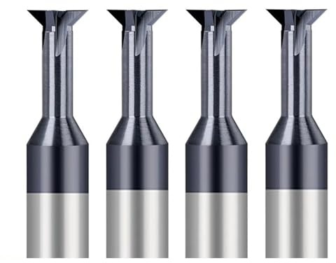 1pc Schwalbenschwanz Fräser 1,5-16mm Hartmetall-schaftfräser 45/60 Grad T Schlitzen Fräsen Bit Metall Bearbeitung fräsen Werkzeug (Size : 60D, Color : D4x2x6x50)
