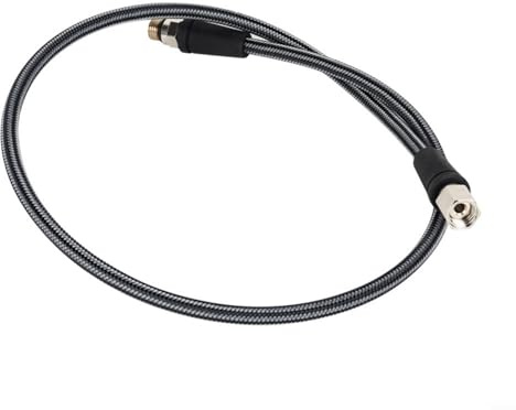 URPIZY Hochdruckschlauch, 300 bar, Tauchen für geflochtenen Hochdruckschlauch, Tauchschlauch, Tauchen flexibel, für geflochtenen Schlauchregler, Tauchzubehör (80 cm)