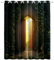 Blackout Curtains Nature Ivy Wooden Door Patterned, W 46 x L 54 (2 Panels) Pleated Curtains for Bedroom Living Room Children's room, Dark Thermal Window Drapes