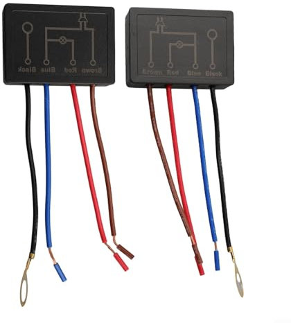 Sandyseptember Interruttore dimmer touch a 3 vie, migliora l'atmosfera di illuminazione con interruttore dimmer con sensore touch, facile controllo tap e swipe (2 interruttori + 8 cappelli)