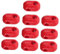 Sosoport 10pcs Climbing Net Buckles for Cargo Net Connectors Rope Ladder Clips for Indoor Outdoor Playgrounds Safe Easy Assembly Versatile for Climbing Fun