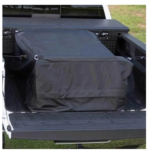 Wnfmjqe Kofferraumabdeckung wasserdichte, Faltbare Auto-Dachbox (127 X 104 X 44 cm) Zur Aufbewahrung Im Autoinnenraum Für SUV, Van Und Pickup Gepäckraumabdeckung