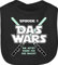 Shirtracer Baby Lätzchen - Zur Geburt - Das wars Jetzt habe ich die Macht I - Unisize - Schwarz - geschenke für junge väter buben babygeschenk born sprüche babylätzchen lustige babysachen geschenk