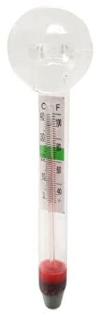 AquaOne Aquarium Thermometer – Präzise Wassertemperaturkontrolle für Süßwasser und Meerwasseraquarien ohne Batterien