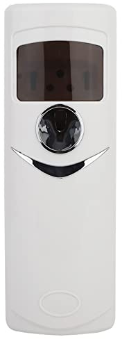 ViaGasaFamido ABS Plastic Air Freshener Dispenser Electric Automatic Spray-free Pump Air Fresher Diffuser Wall Mounted LCD Display Spray Kit for Toilet Kitchen and Public Area