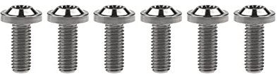 6pcs M8 Titane boulons M8 Torx vis à tête Boulon vélo tige boulons, Titane, M8 25mm