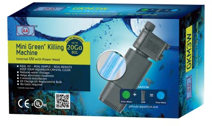 AA - Green Killing Machine - Stérilisateur UV pour Aquarium - 3W