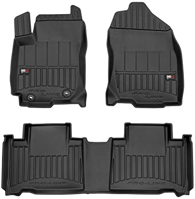 OMAC Gummi Fußmatten kompatibel mit Toyota RAV4 2015-2018 Hybrid Premium TPE Automatten