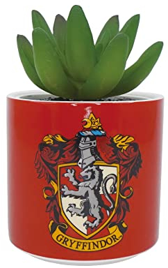 Harry Potter Half Moon Bay Indoor Plant Pot | Ceramic Plant Pot & Indoor Plant Pots | Indoor Pots for Plants | Decorative Plant Pots Indoor | Indoor Planter Gifts | Gryffindor Plant Pot