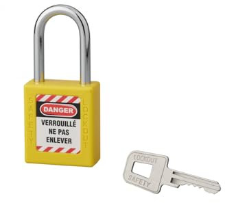 THIRARD - Cadenas de consignation anse 38mm Jaune MV B7