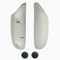 Hupaivrmrar New Left Battery Cover Case For Oculus Quest 2 Charging Cover Case Controller Charging Housing Shell Repair Replacement Parts Accessory with Thumb Grips Caps