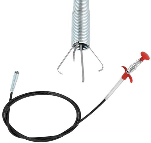 QWORK® Pinze per Artigli Flessibili 200 cm - Maniglia Ergonomica - Strumento raccogli oggetti per lavandino/scarico