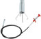 QWORK® Pinze per Artigli Flessibili 200 cm - Maniglia Ergonomica - Strumento raccogli oggetti per lavandino/scarico