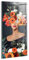 Wallfluent Glasbild Mit Motiv Gehärtetes Glas Bild Dicke 4mm 70x140cm Wanddekoration Für die Küche Badezimmer und Schlafzimmer Wandbild - Kopf einer Frau in Blumen