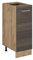 Vicco Apothekerschrank R-Line, Medizinschrank für die Küche, Edelgrau, 30 cm ohne Arbeitsplatte