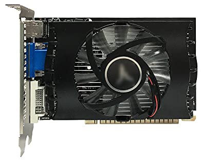 8KLANMMQ Graphic Cards Fit for Yeston GT730 4G GDDR3 64Bit 902-1333Mhz Gaming Desktop Computer Support DVI+ HDMI-Compatible+VGA Fan Graphics Card